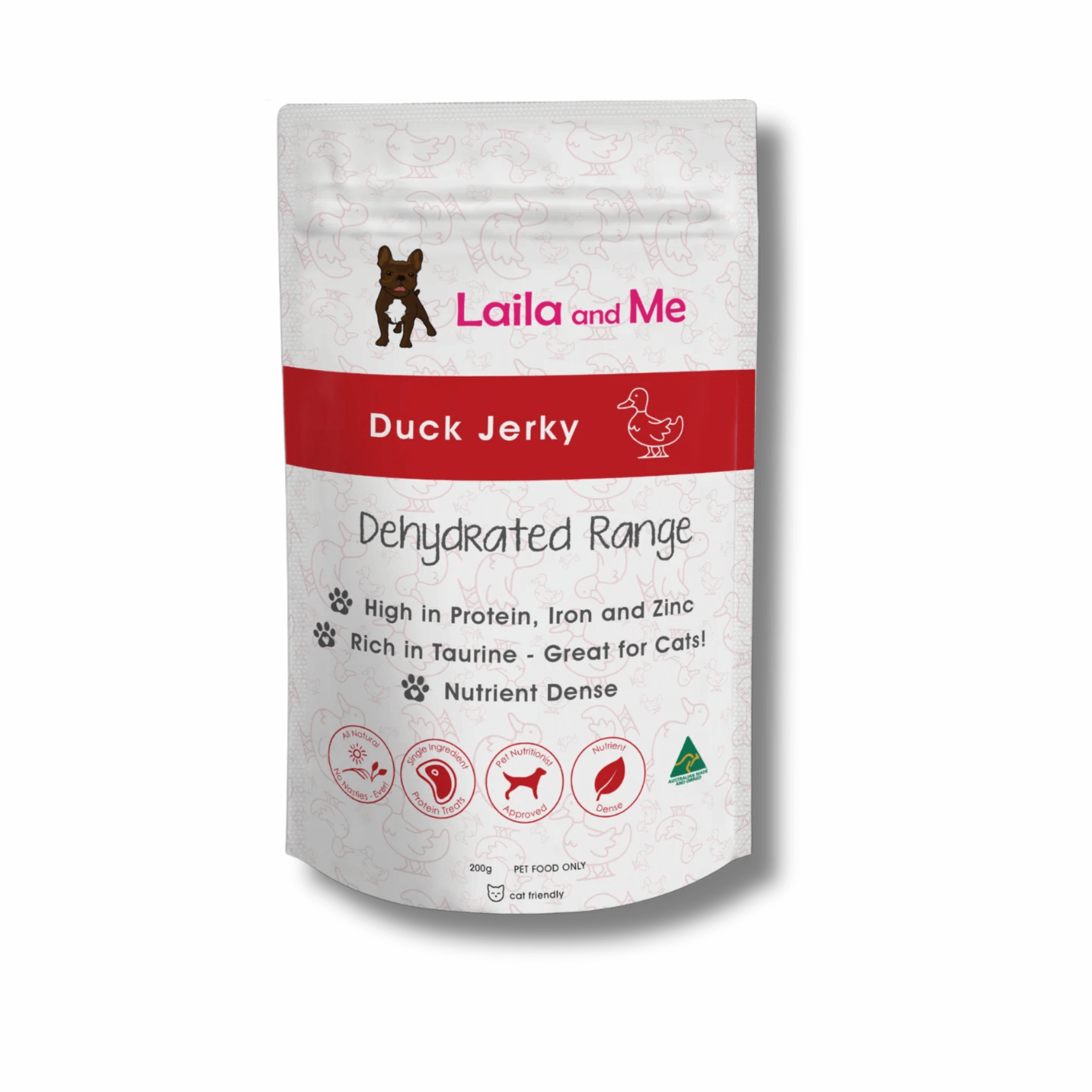 Duck jerky healthy dog treat