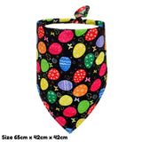 Easter egg tie up dog bandana