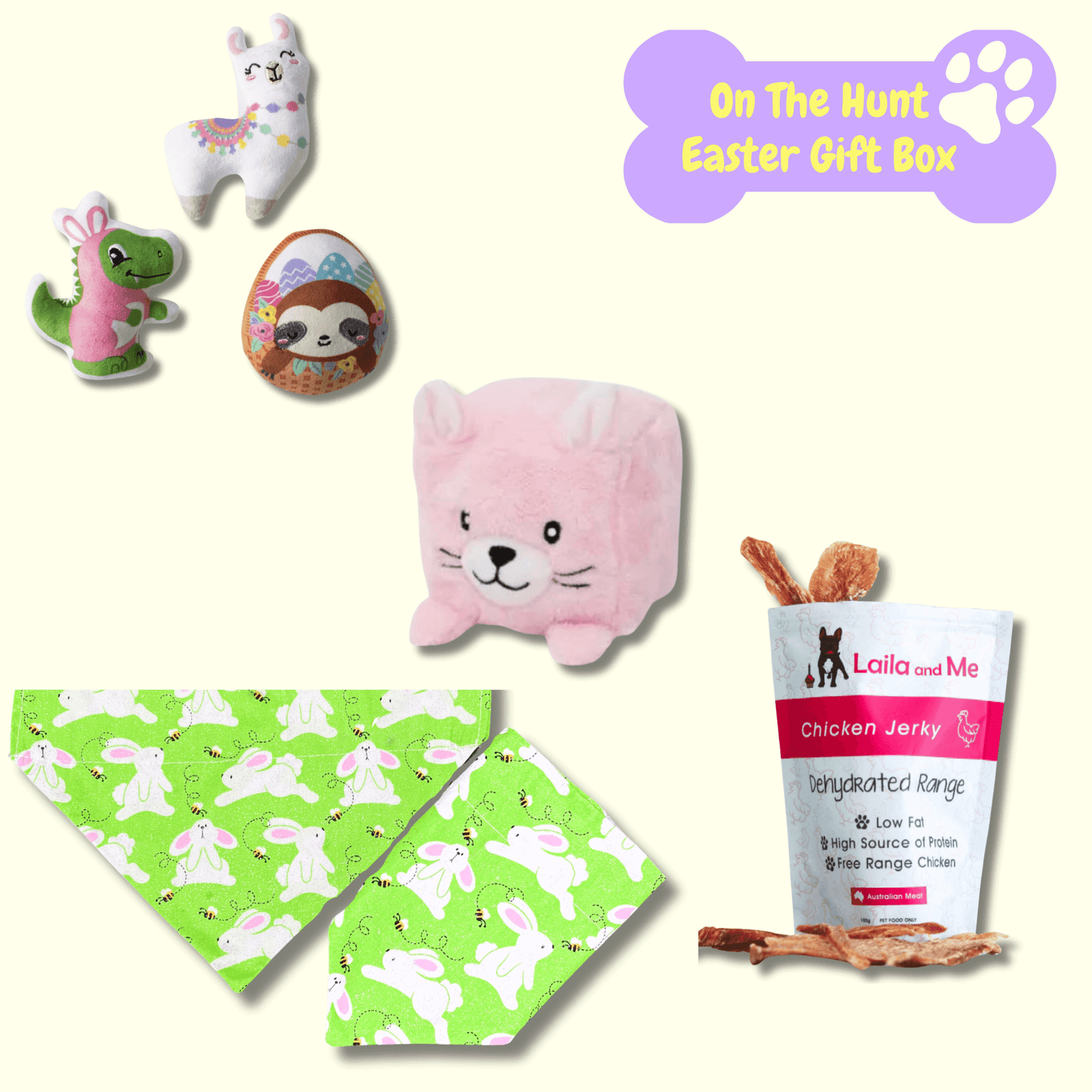 On The Hunt ~ Personalised Easter Dog Present Gift Box