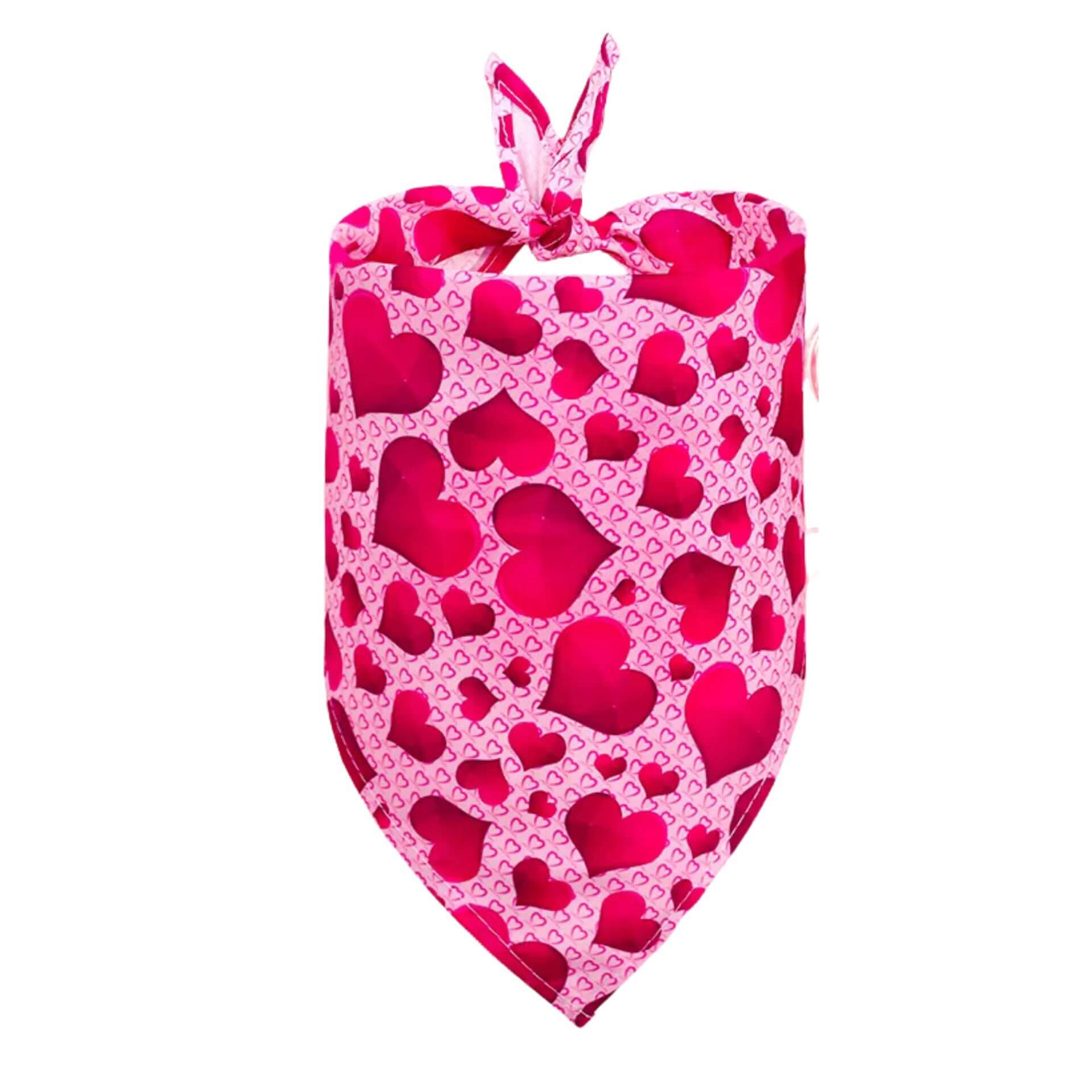 Valentine Hearts Of Love Tie Up Bandana