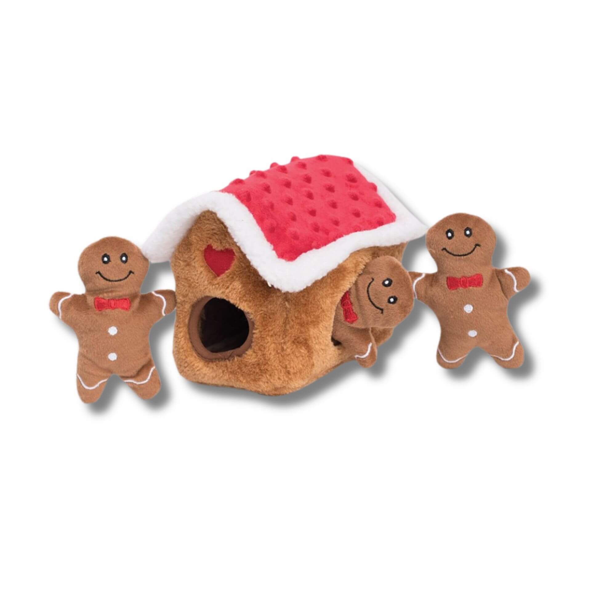 Plush interactive Christmas dog burrow toy Let's Pawty 