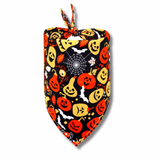 Halloween themed dog bandana let's pawty 