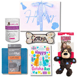 Happy Gotcha Day Personalised Dog Gift Box - Blue