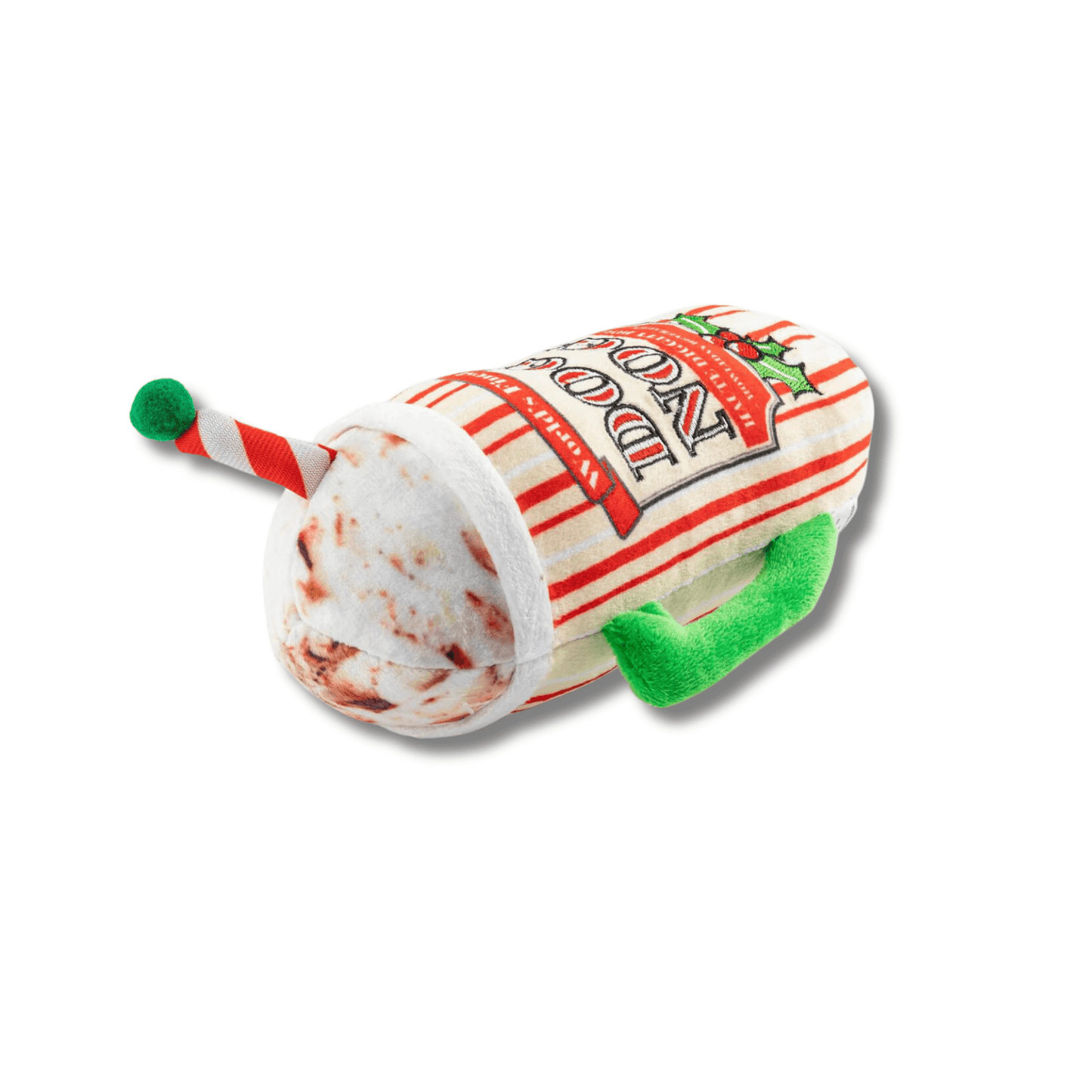 Haute diggity dog nog dog toy, Christmas themed