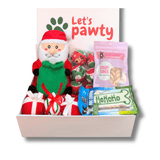 Personalised Santa Burrow Christmas Gift Box For Medium To Larger Dogs