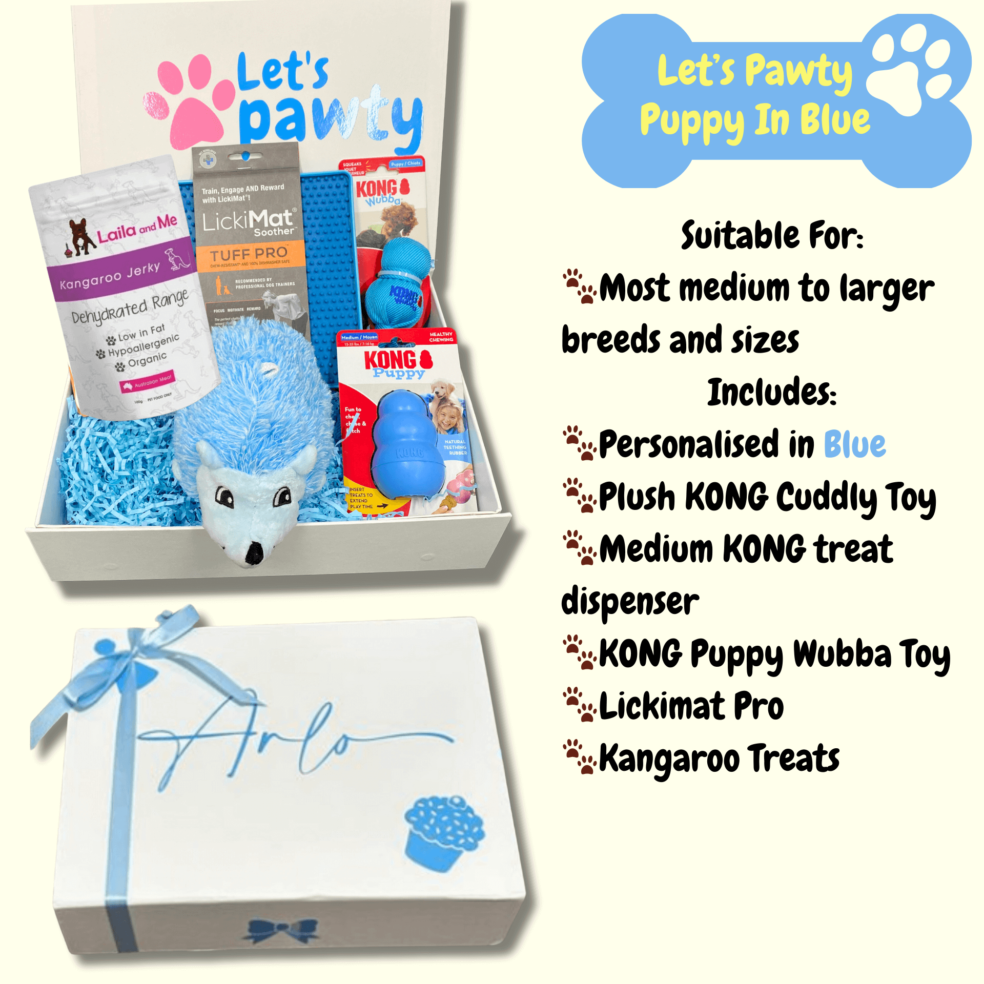 Puppy gift packs Let's Pawty Australia fur baby