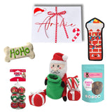 Sant burrow christmas gift box, personalised with dog's name, let's pawty 