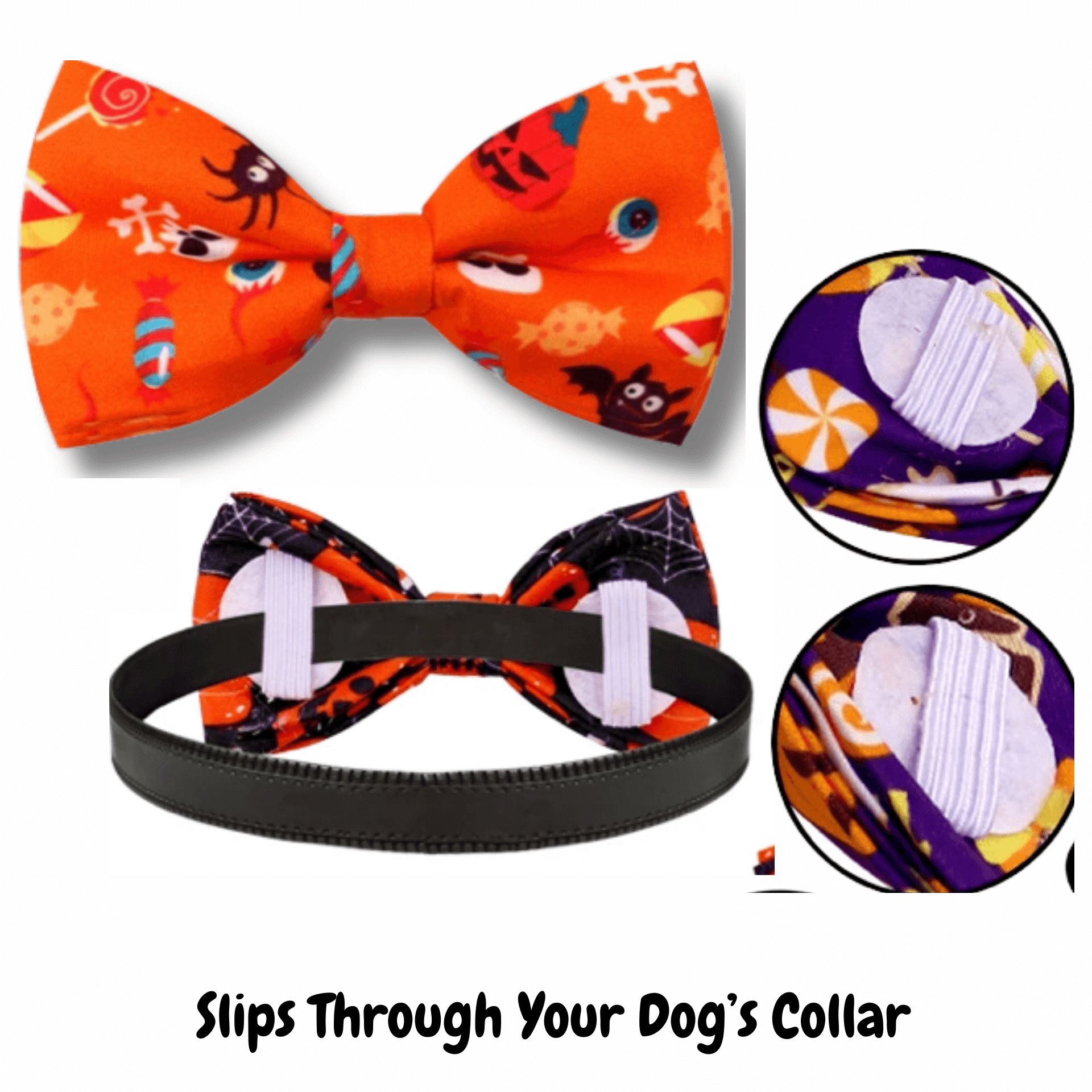 Spine-Chilling Spooky Halloween Dog Bow