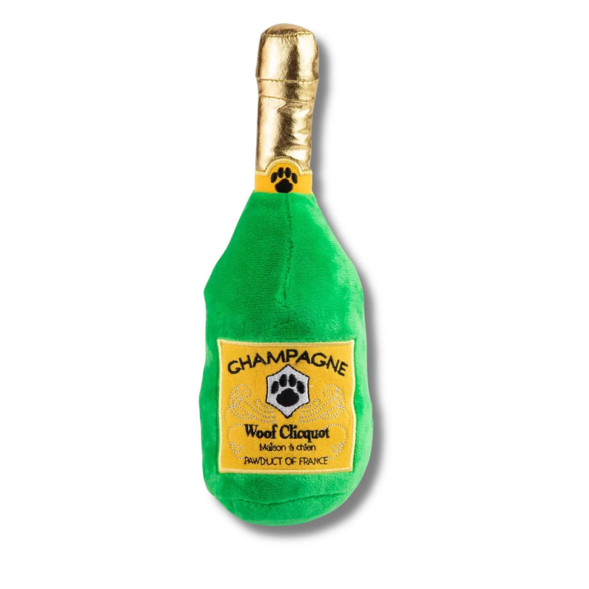 Woof Clicquot Classic Bottle Dog Toy