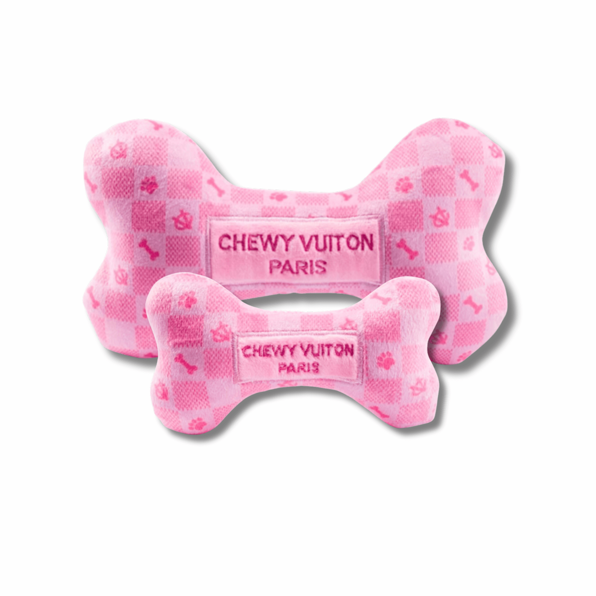 chewy tuition checker pink bone dog toy