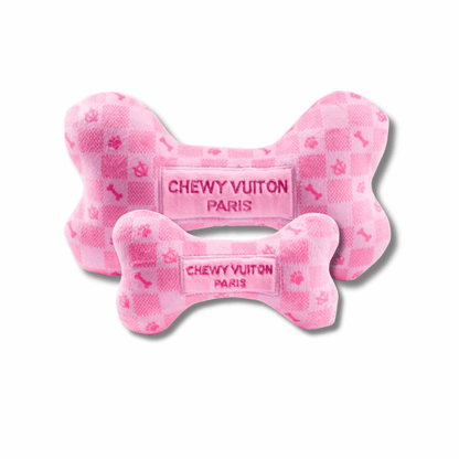 chewy tuition checker pink bone dog toy
