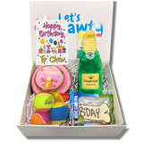 Personalised dog party gift box ,let's pawty