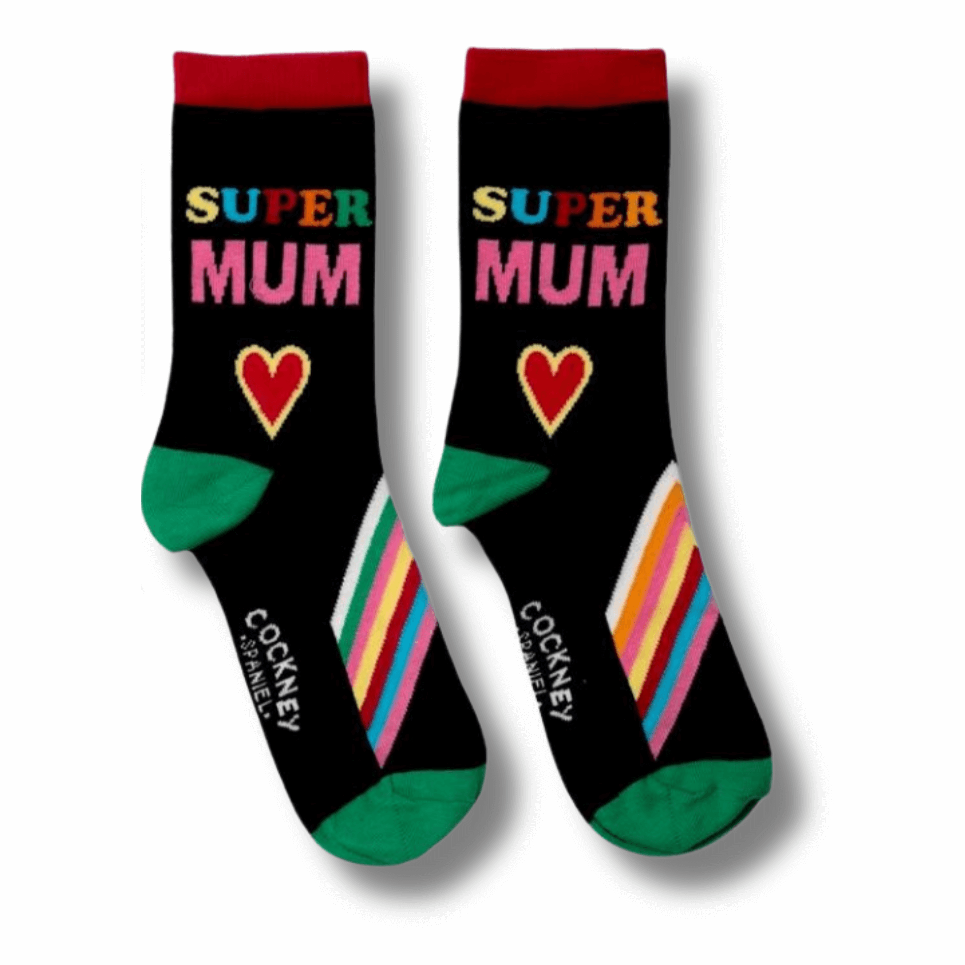 Dog mum socks, best mum ever, let's pawty, sock academey