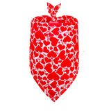 valentine love dog bandana let's pawty 