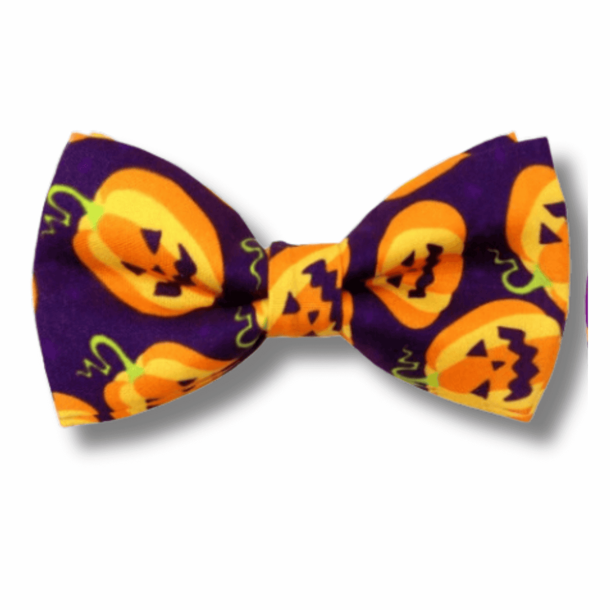 Jack-o'-Lantern Halloween Dog Bow