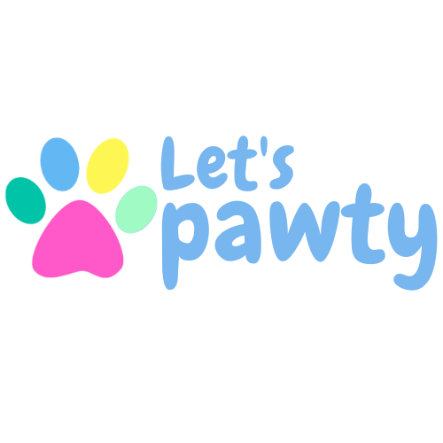 let's pawty dog party, dog toys, dog treats, dog fashion bandana