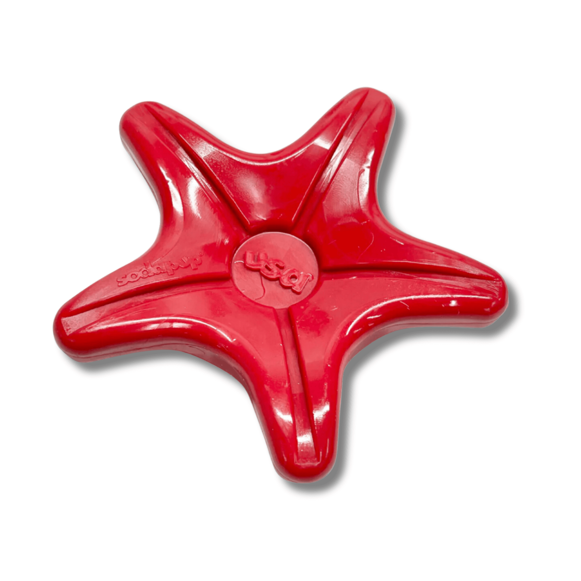 Durable starfish power chewer dog toy