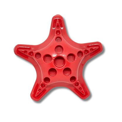 Durable starfish power chewer dog toy