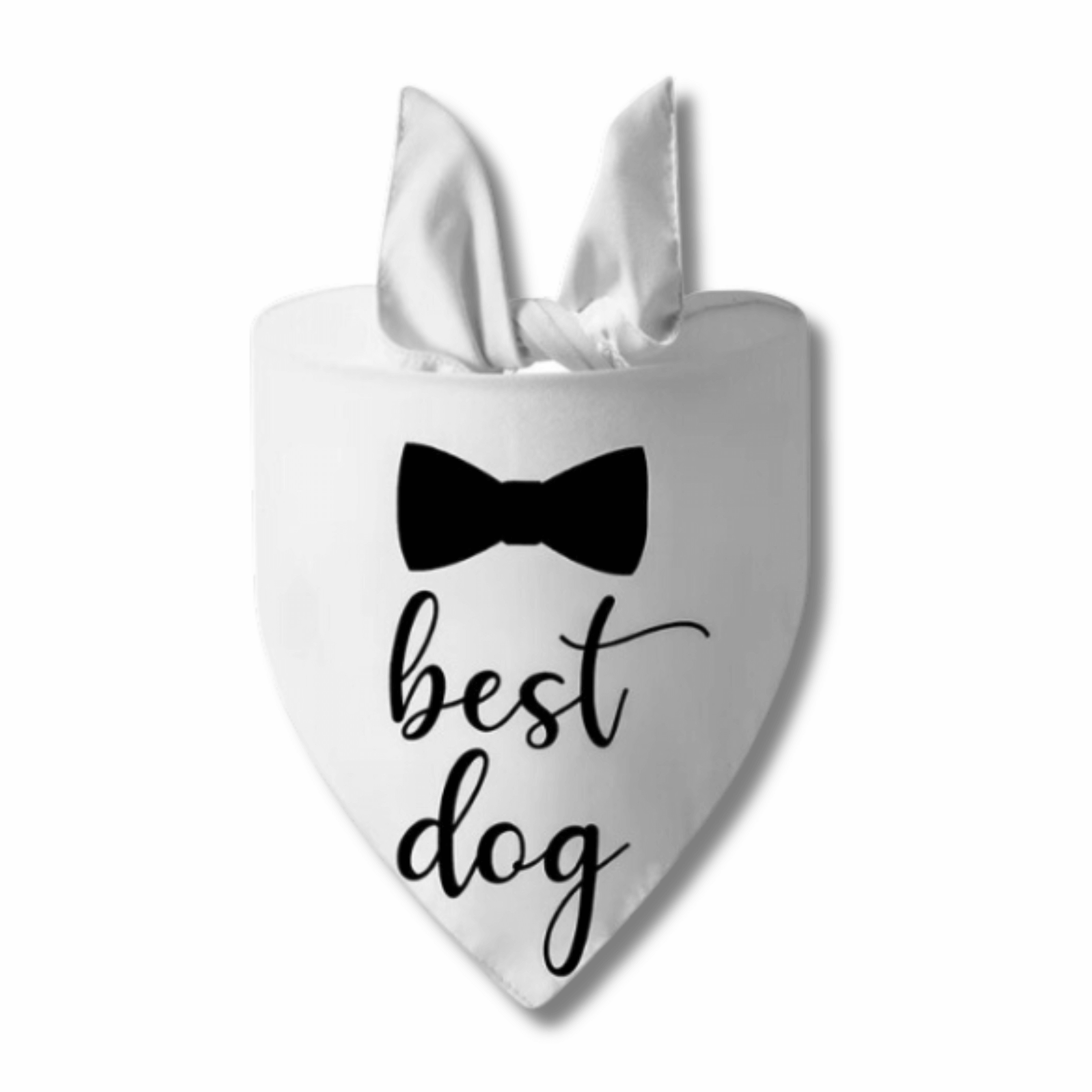 wedding best dog fashion accessory let's pawty , black or white