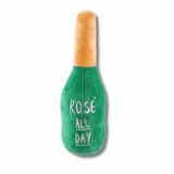 Designer parody dog toy, Haute diggity dog Rose all day champagne bottle