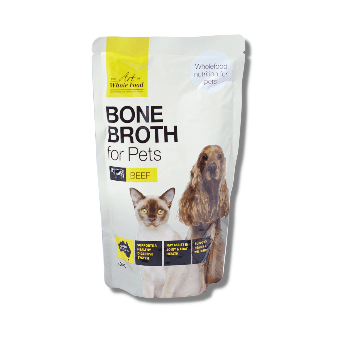 Beef broth healthy dog supplement, let's pawty 