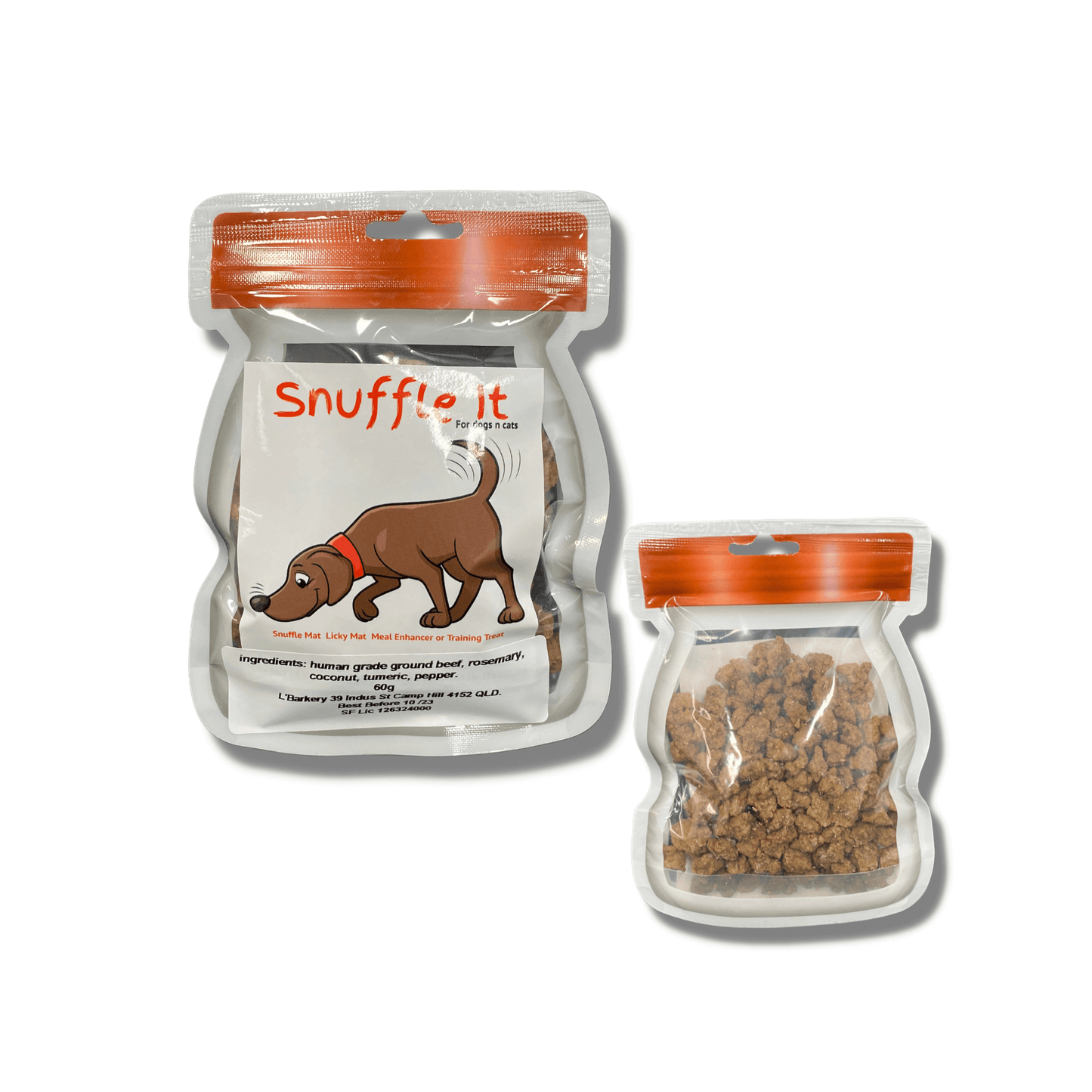 Beef mix snuffle mat mix, let's pawty