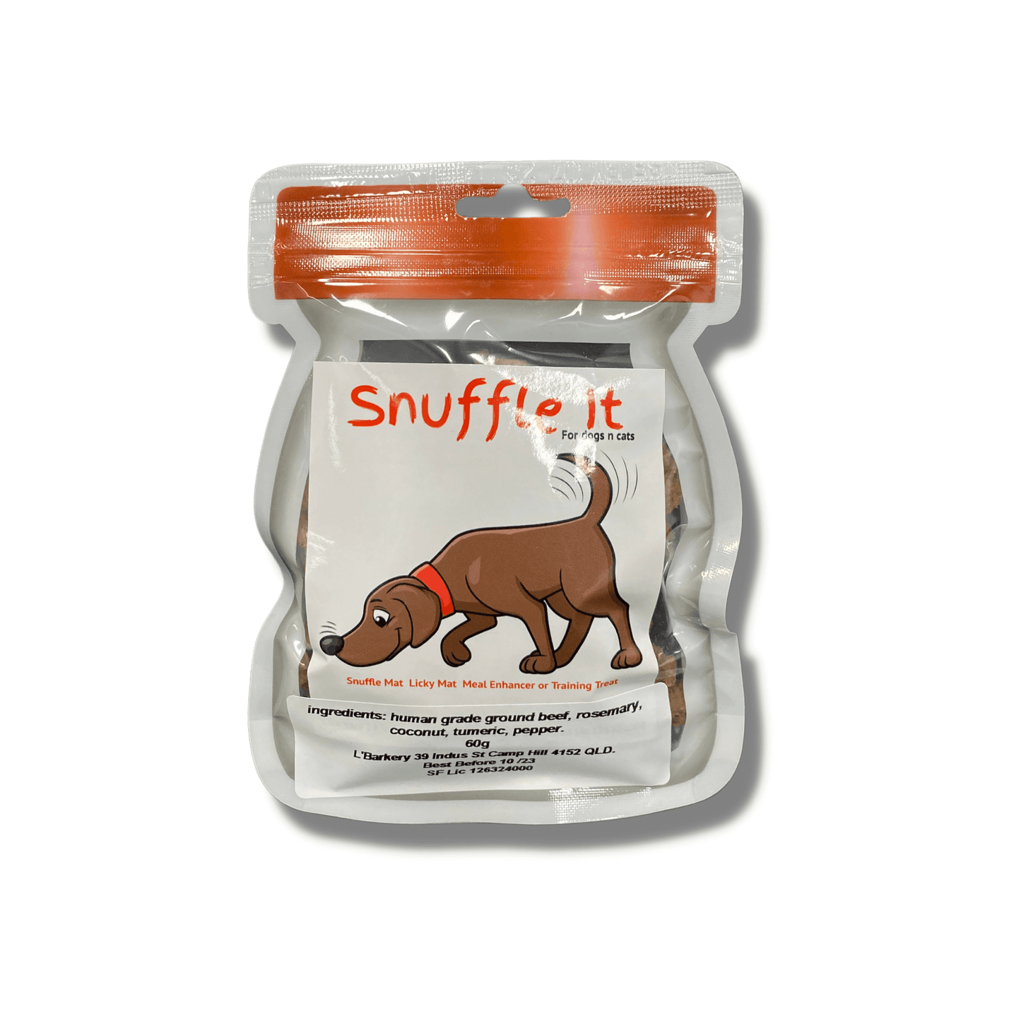 Beef mix snuffle mat mix, let's pawty