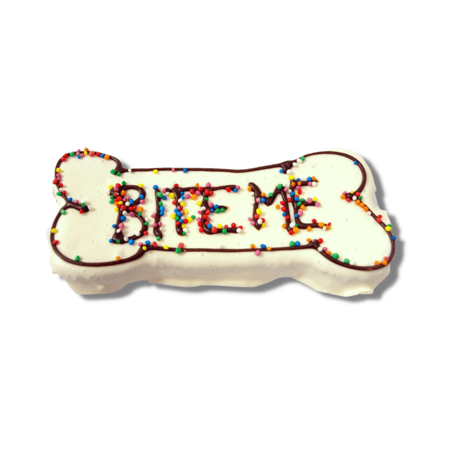 Bite me dog biscuit cookie, edible dog treats, 