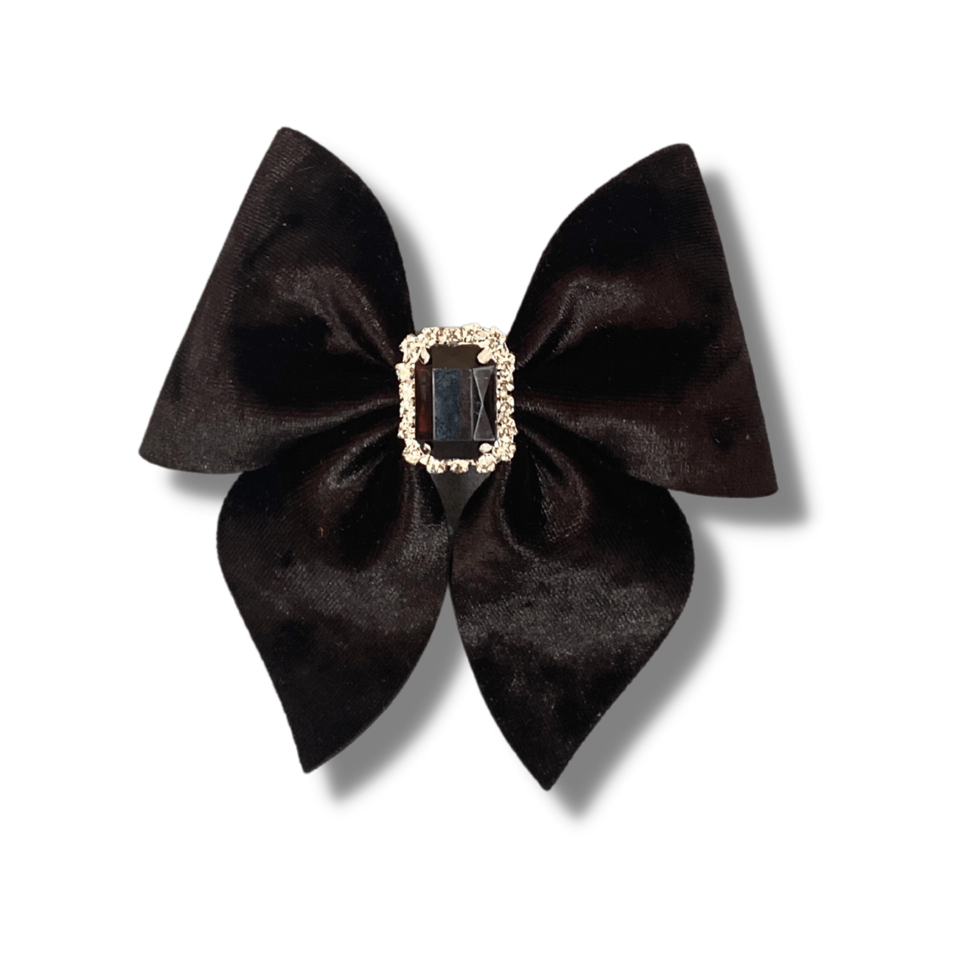 Crushed Black Velvet Sailor Bow - Dog Fashion | Shop | Let's Pawty