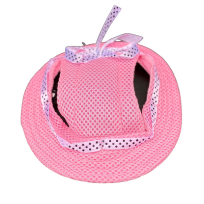 Protective sun hat for dogs to help shade the eyes let's pawty 