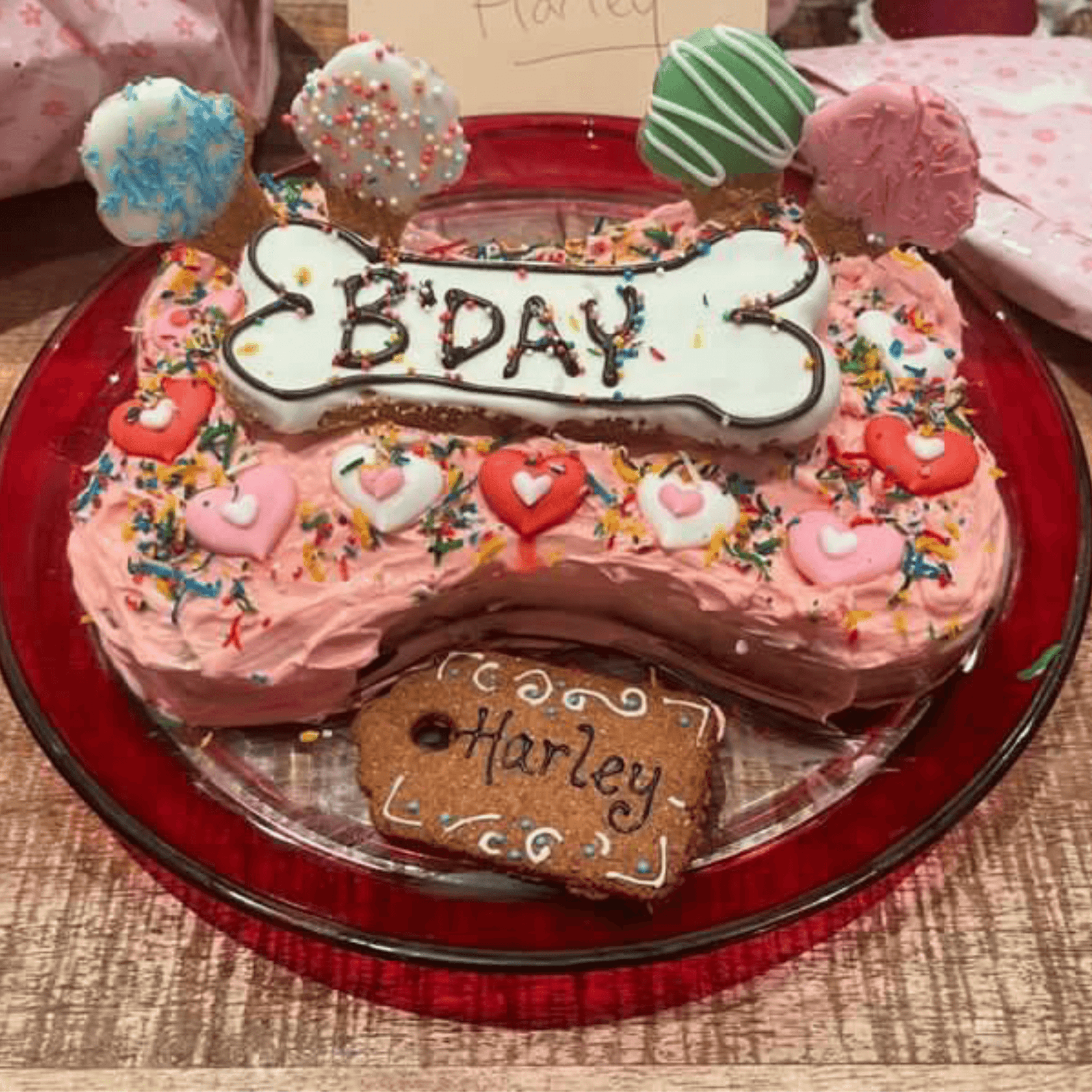 Dog Birthday Cake Mix Lulu's Kitchen Shop Online Let's Pawty