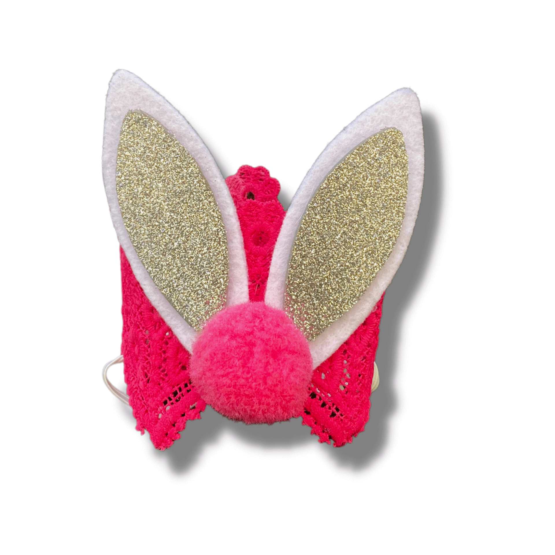 dog party hat crown, bunny ears, let's pawty handmade