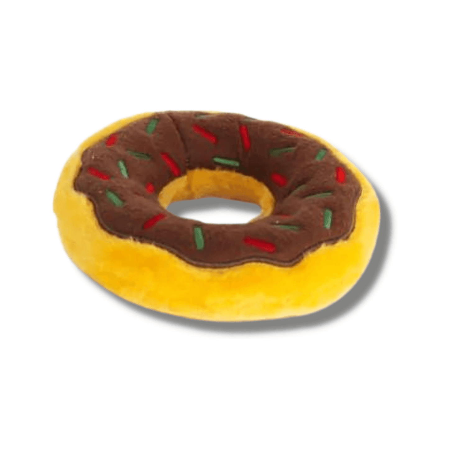 Donut gingerbread dog toy, let's pawty 