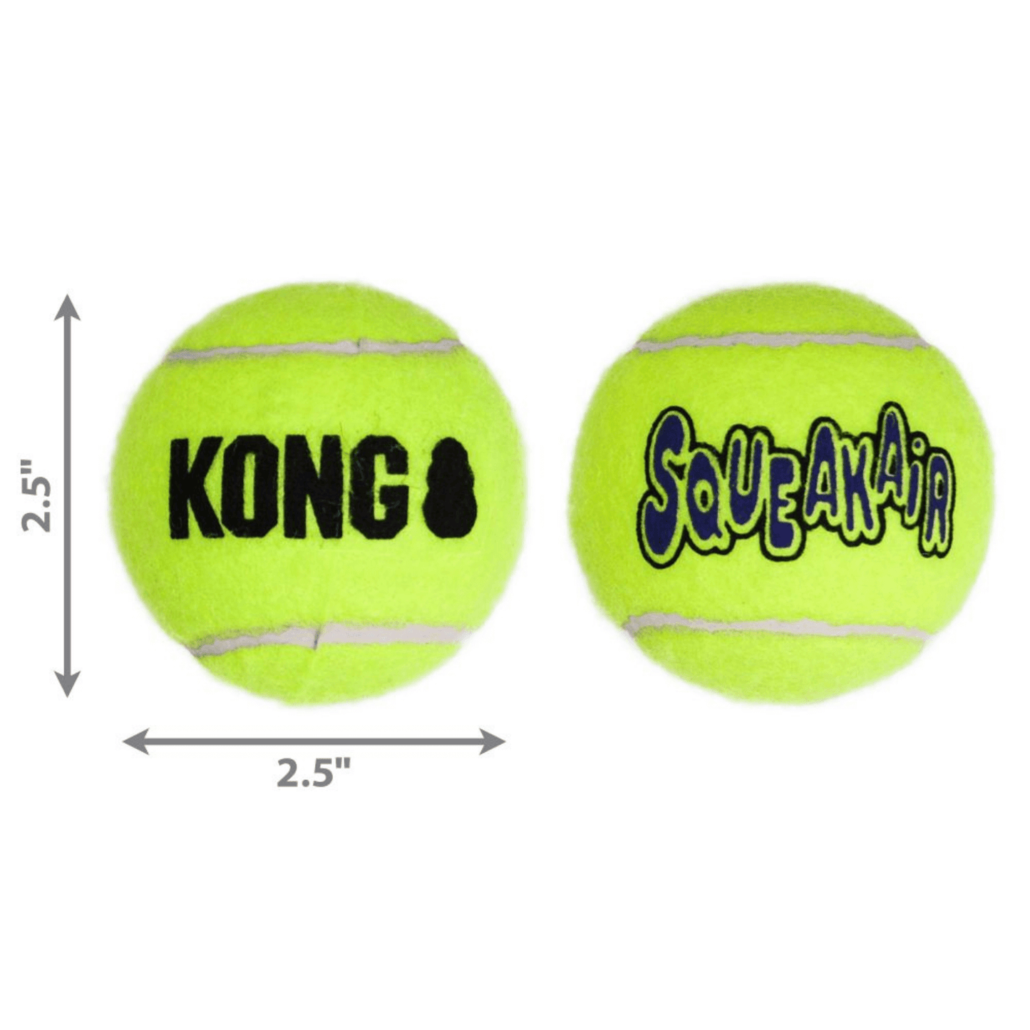 KONG Airdog Squeaker Ball 6 pack