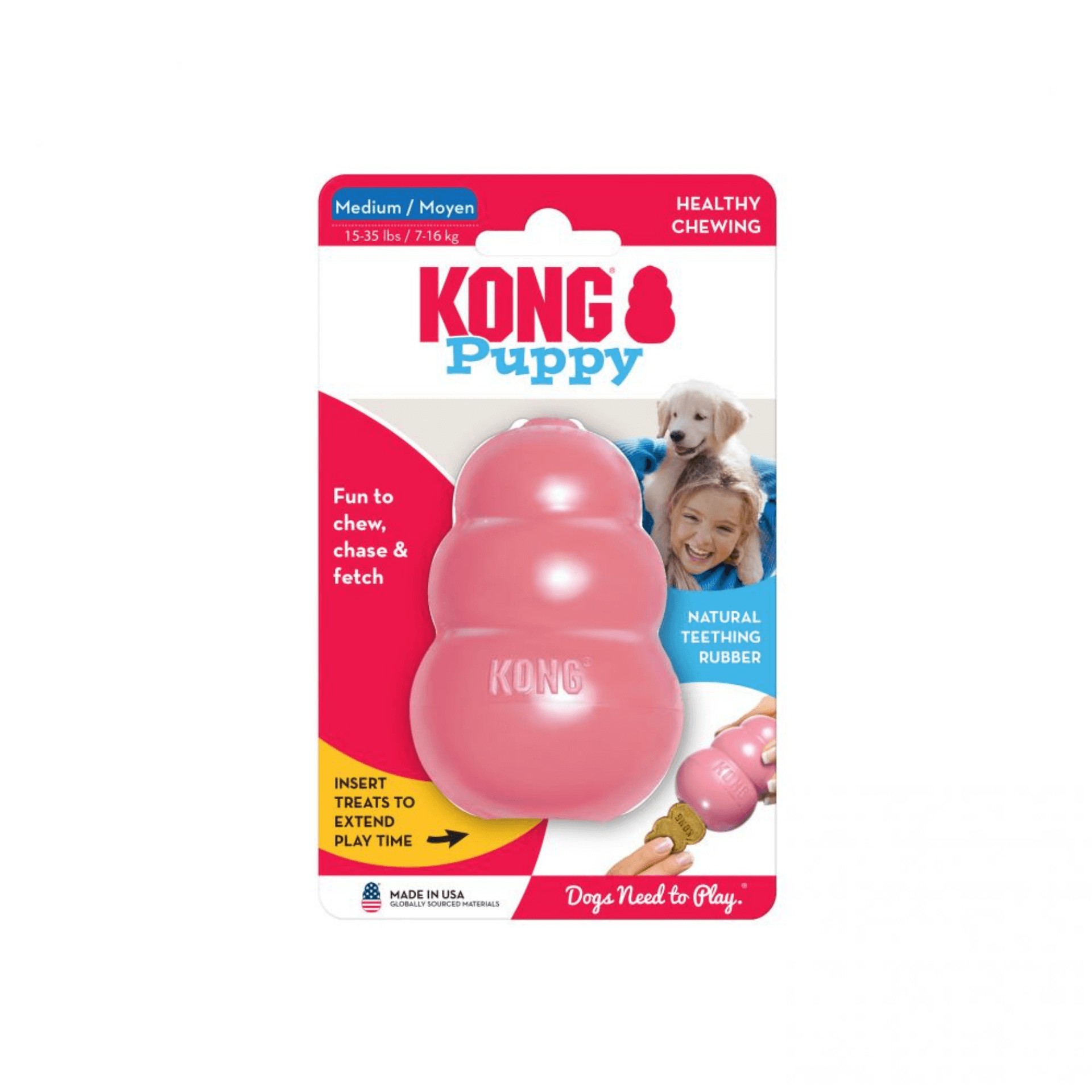Kong medium puppy deals toy