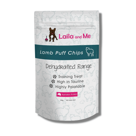 Laila and Me Lamb Puff Chips-Dog Treats