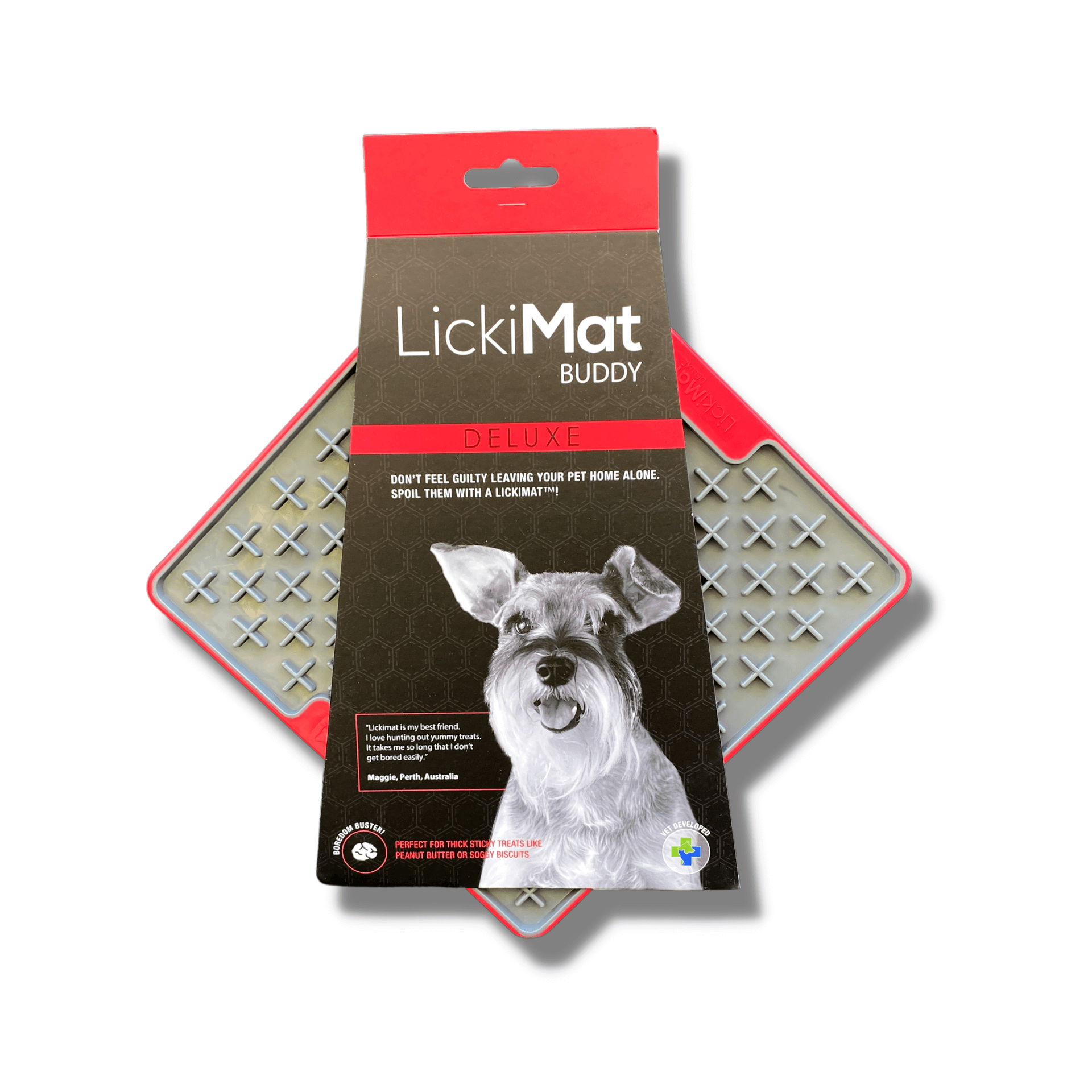 LickiMat Dog Enrichment Tool, Let's Pawty 