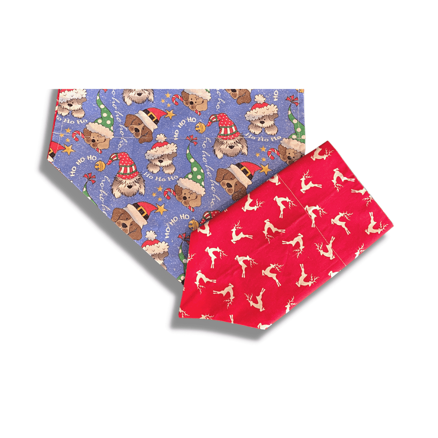 reversible christmas dog bandana Let's Pawty Sydney