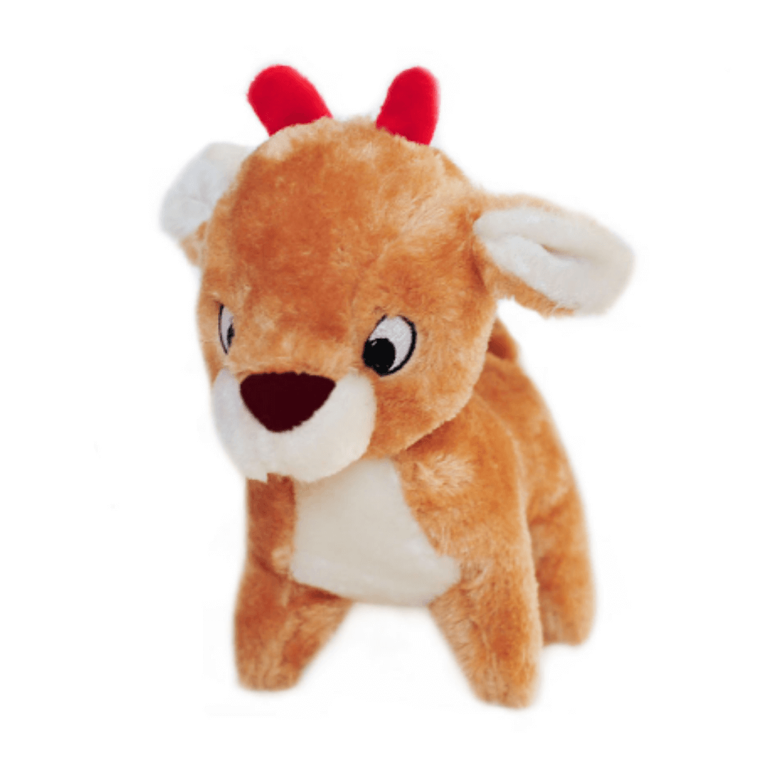 Plush dog toy reindeer Christmas themed Let's Pawty Sydney