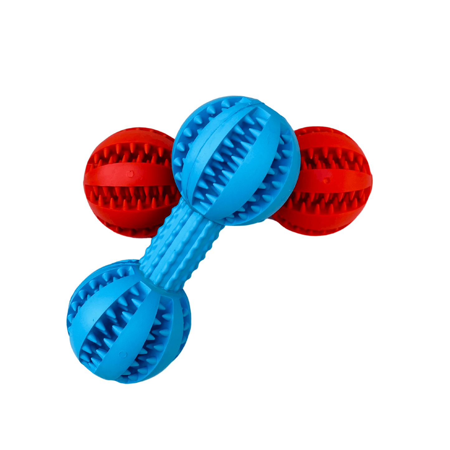 Let's Pawty interactive dumbbell dog toy