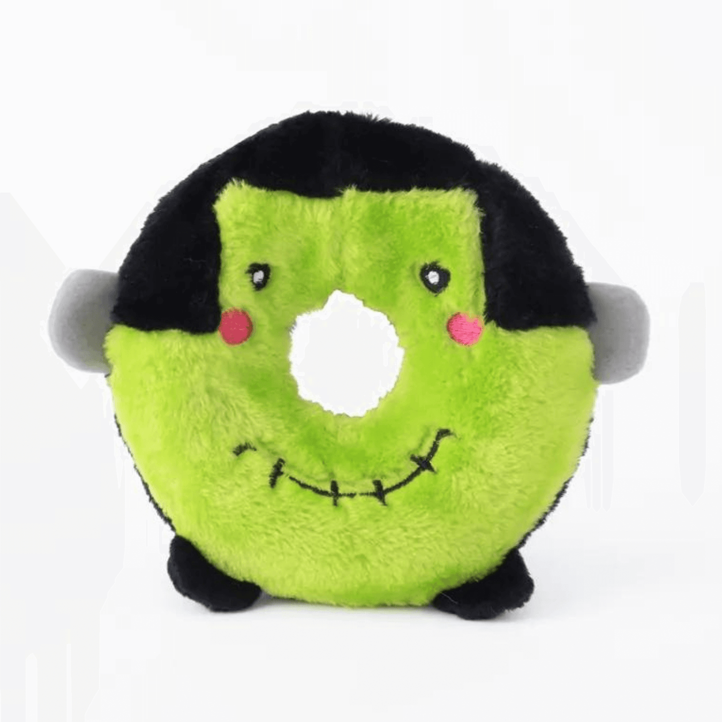 Halloween Donutz Buddie Frankenstein's monster dog toy