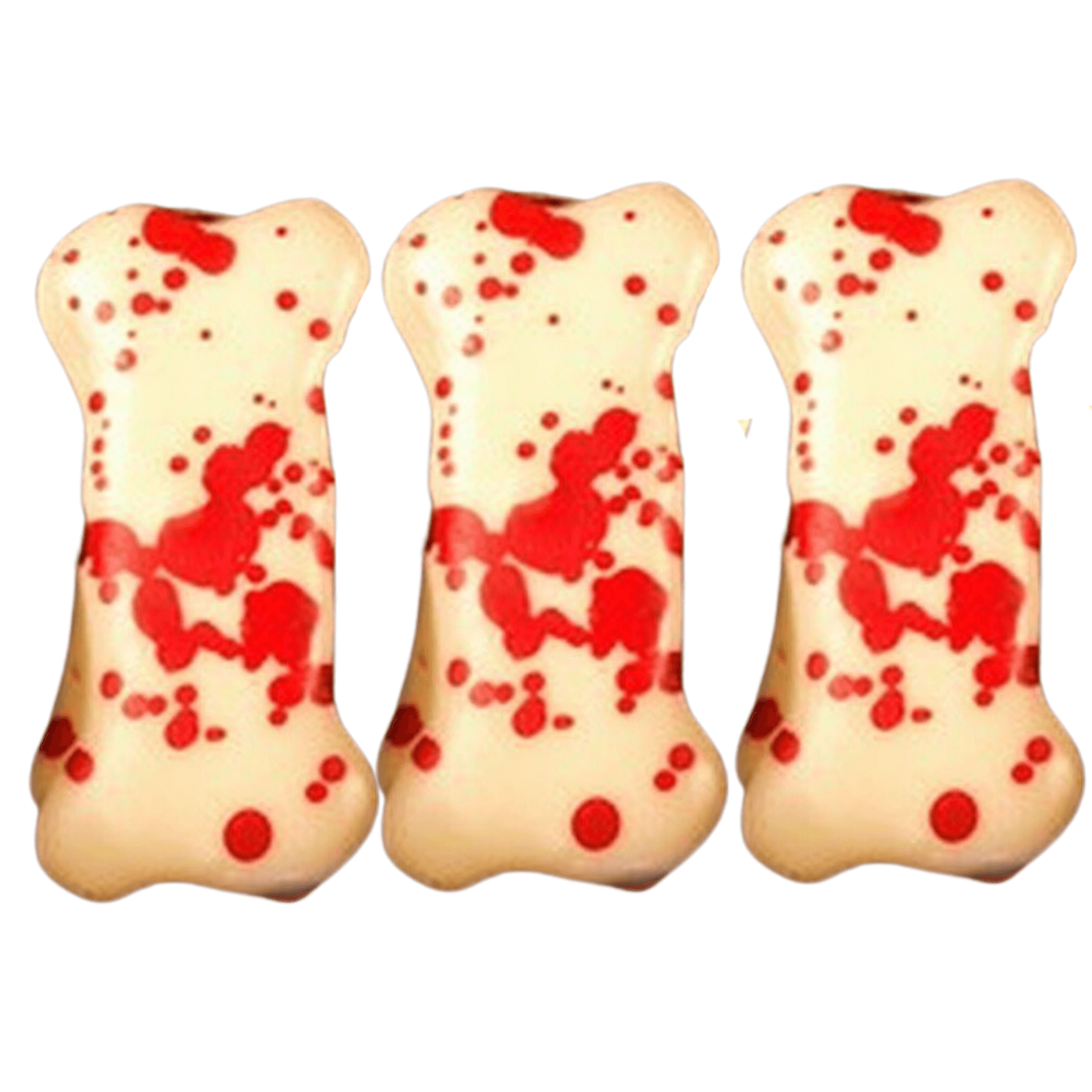 Halloween dog treat blood splatter