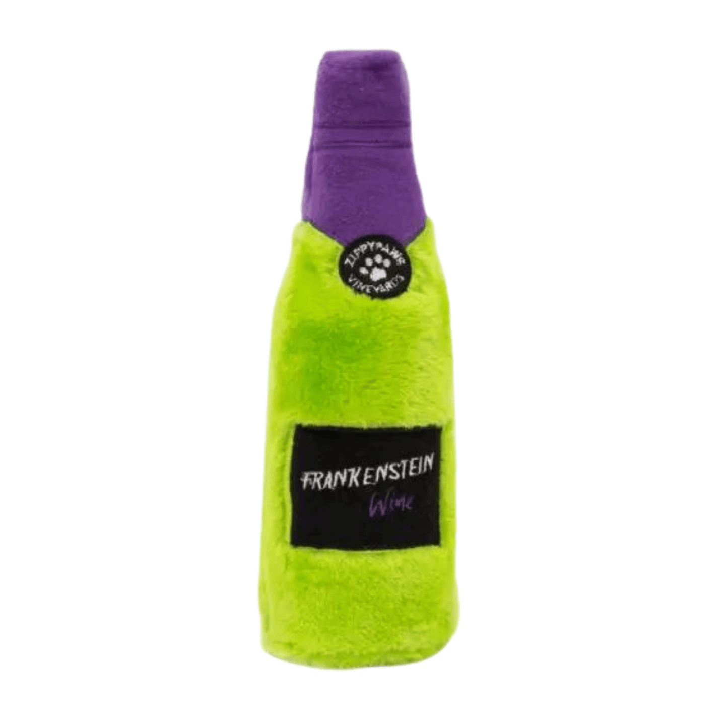 Halloween Happy Hour Crusherz Frankenstein Wine dog toy