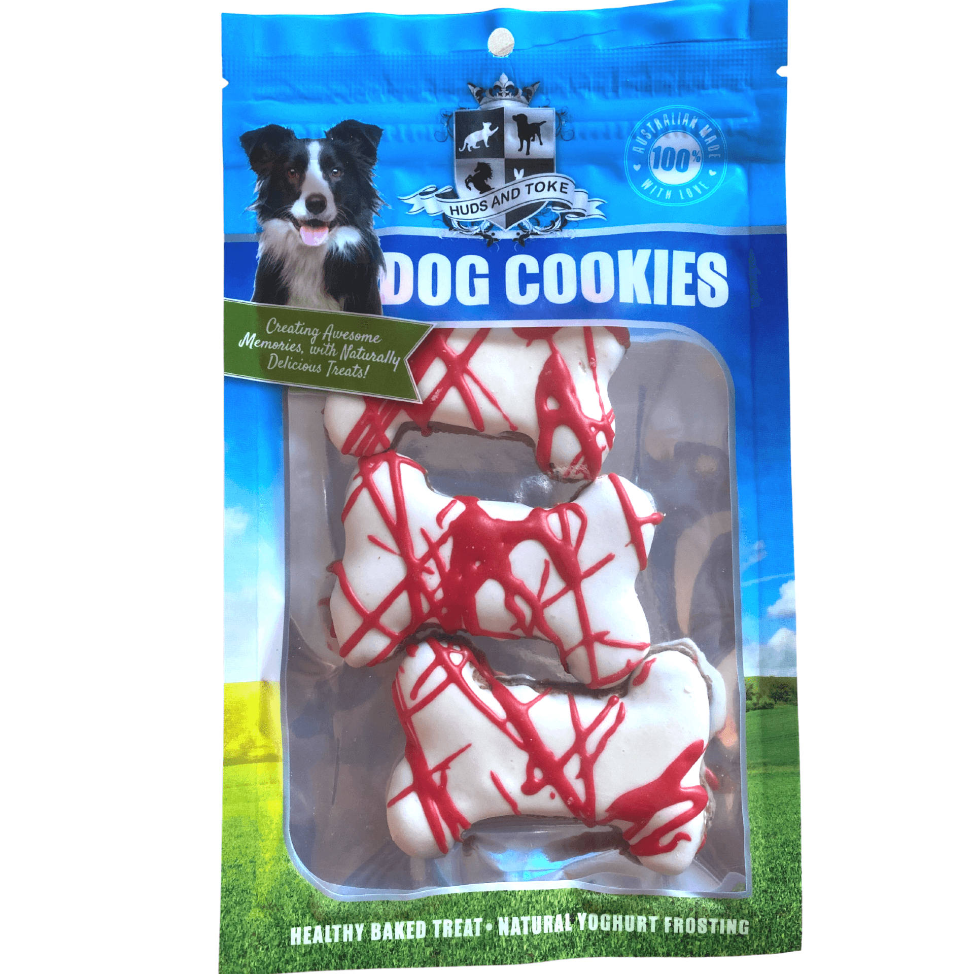 Halloween dog treat blood splatter