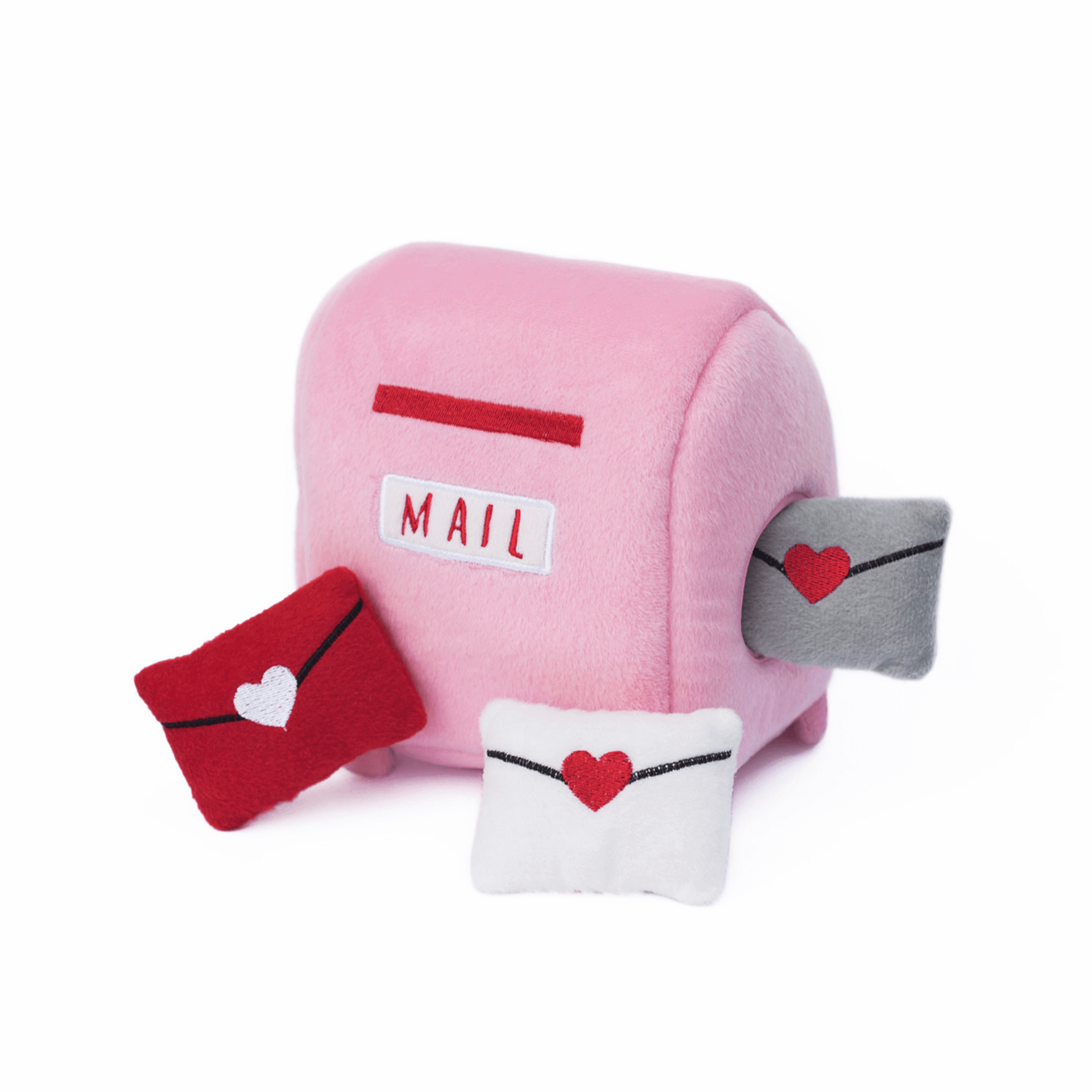Interactive burrow dog toy Valentine's Day love letters in  mailbox dog toy