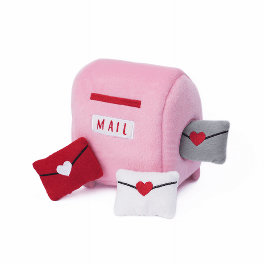 Interactive burrow dog toy Valentine's Day love letters in  mailbox dog toy