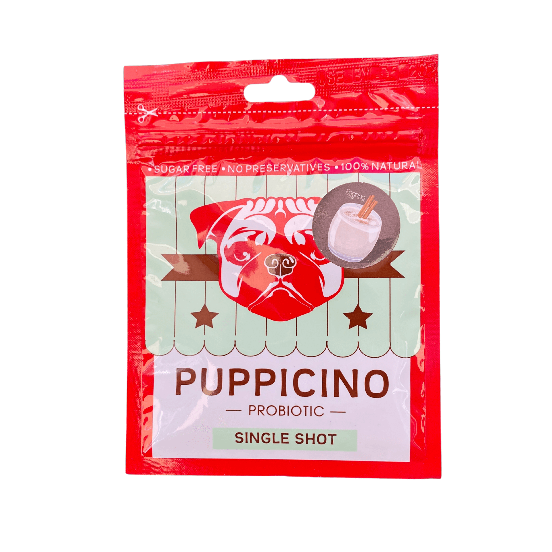 Eggnog Puppicino Probiotic Drink For Dogs Shop Let's Pawty Australia