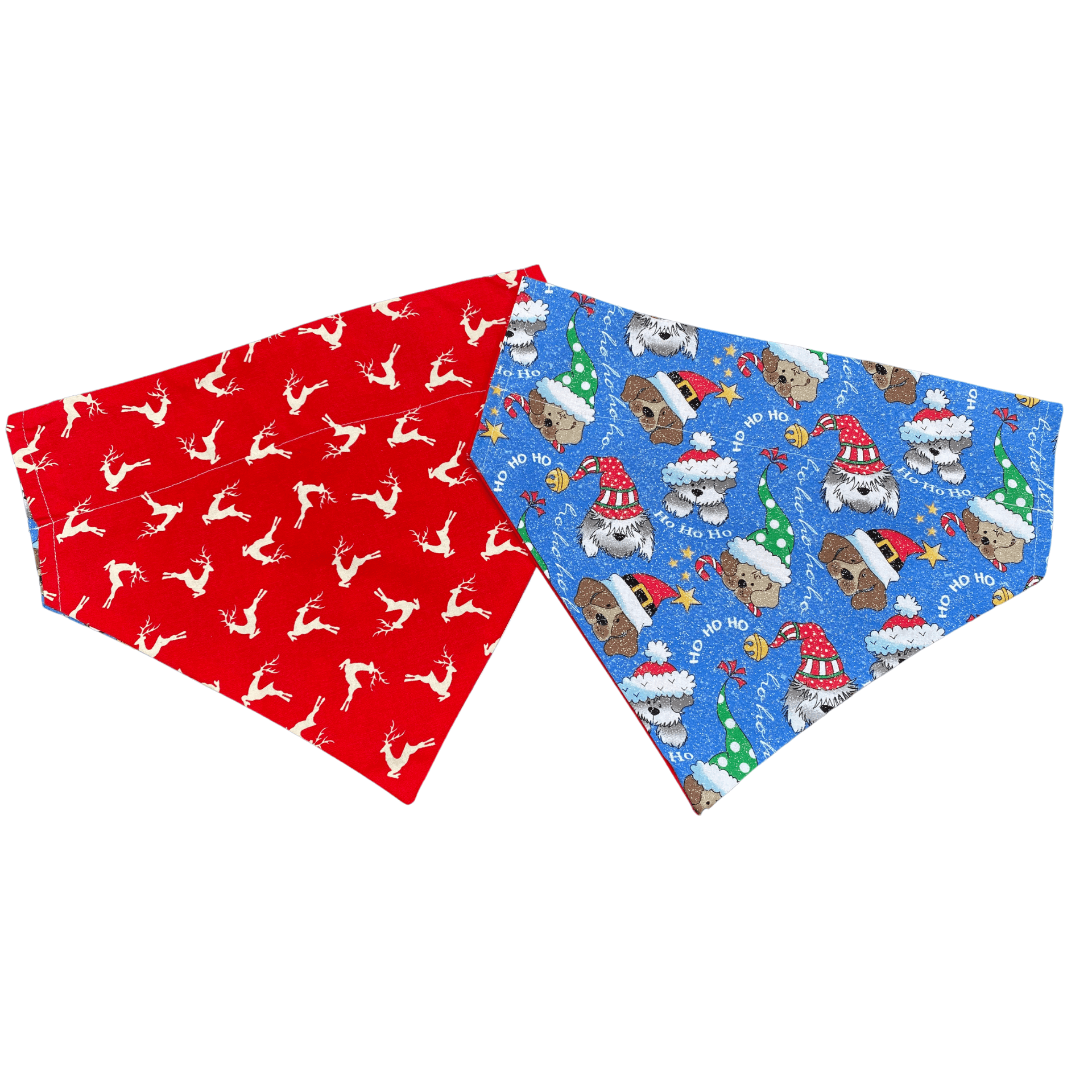 reversible christmas dog bandana Let's Pawty Sydney