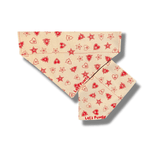 Reversible dog bandana christmas themed, let's pawty