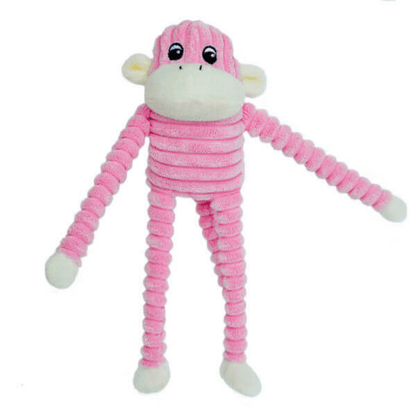 spencer the crinkle monkey dog toy in small Let's Pawty Sydney